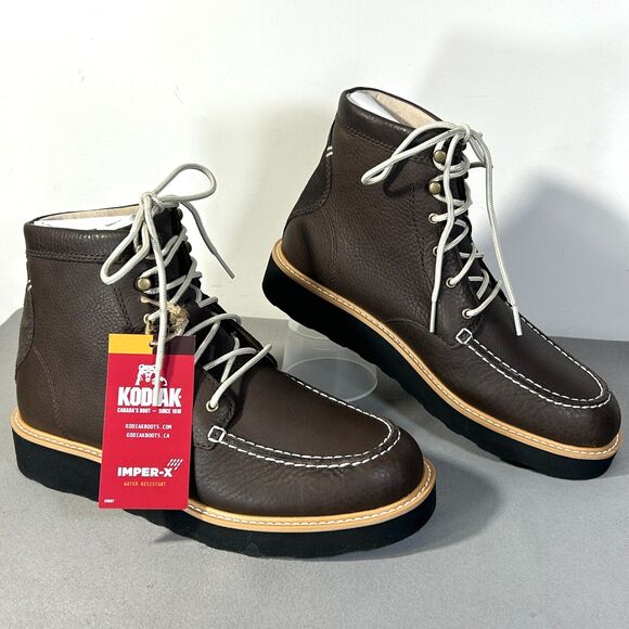 Womens 7 Lightweight Leather Hiker Boot Travel Walk Water Resistant - Picture 6 of 11